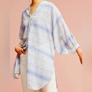 Anthropologie Oversized Maeve Lena Tunic Top